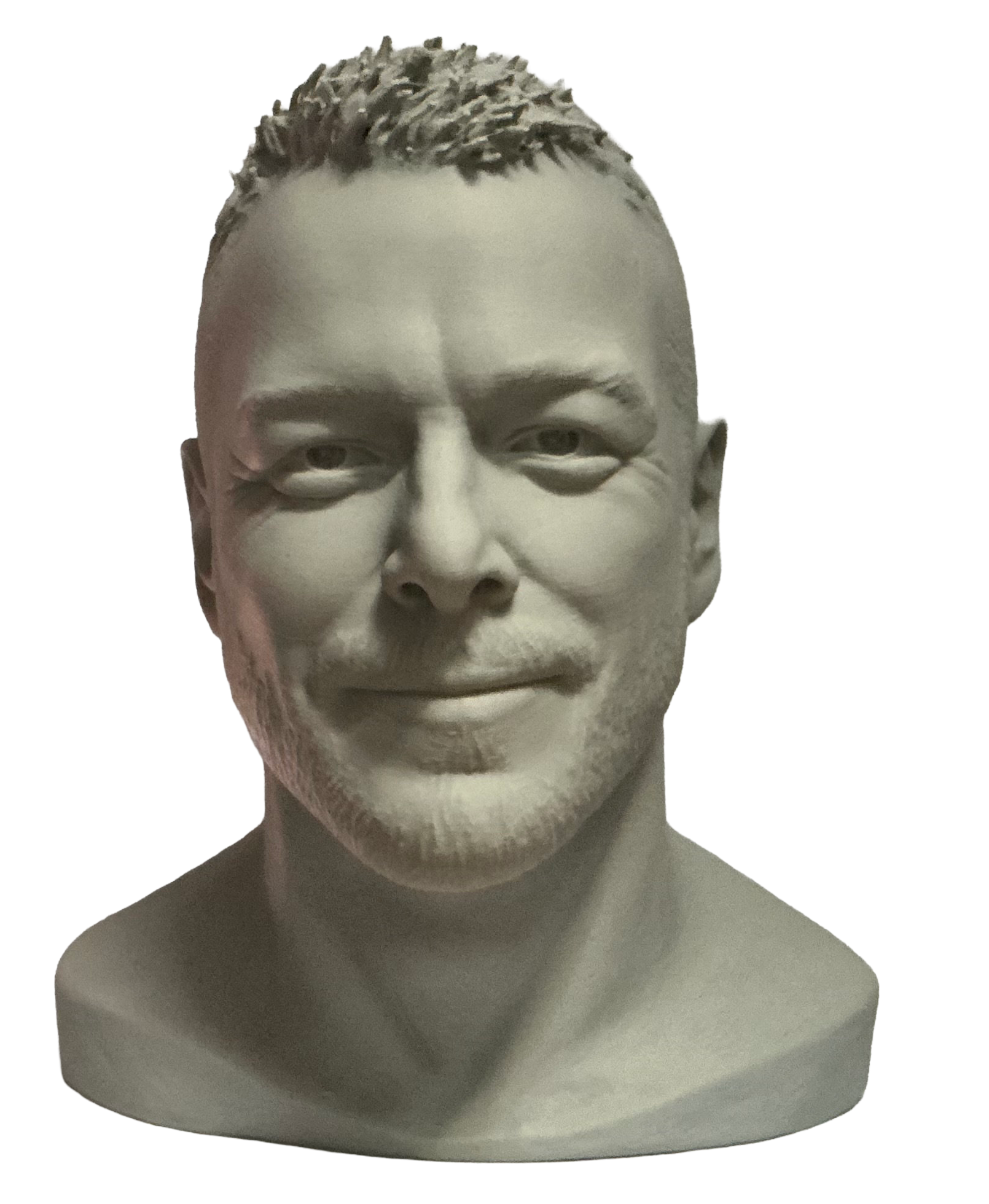 A 3D printed portrait bust by Bustea